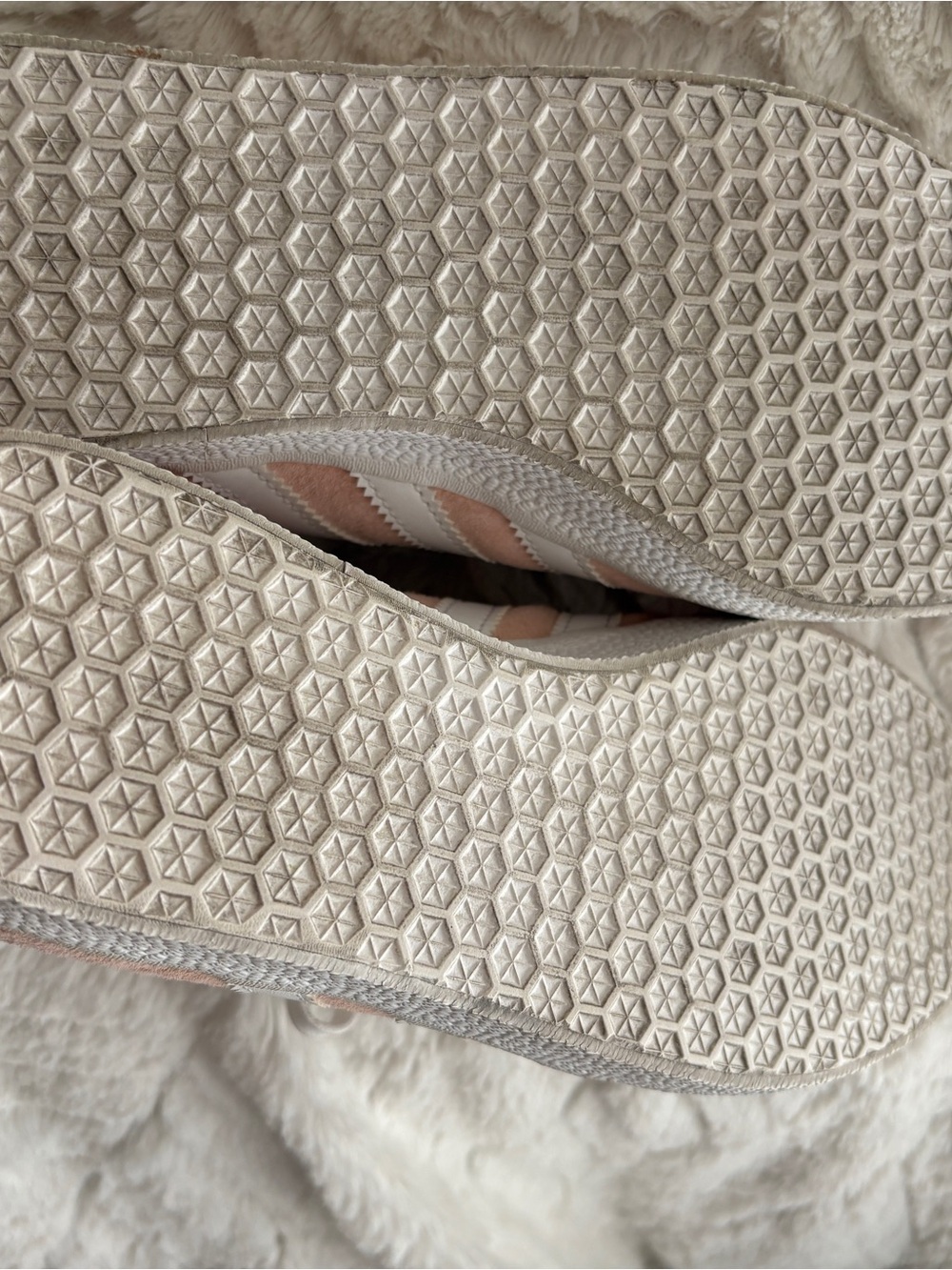 adidas Gazelle Women's Suede Sneakers in Light Pink and White - Picture 4 of 6